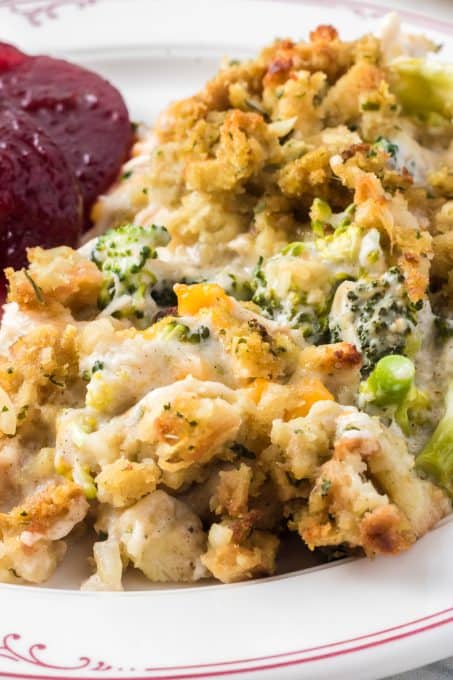 Chicken and Stuffing Casserole